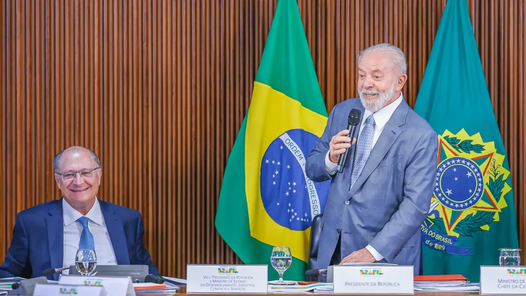 Presidente Lula e vice Geraldo Alckmin.