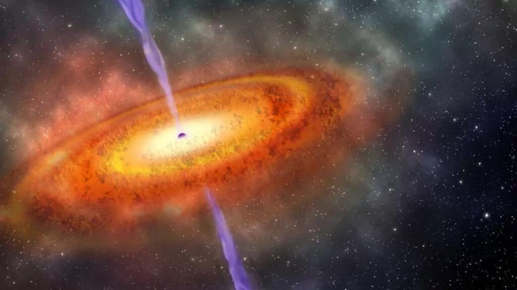 Astrônomos descobrem 2 buracos negros.